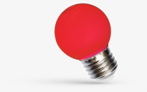 1w Led Red Golf Ball Bulb Es E-27, 110 Lm - Spectrum Kulka Ball E27 230v 1w Niebieski Blue Woj11797 #2600591