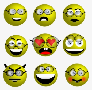 Big Image - Imagen De Emoticones Con Sombrero Anteojos #2600843