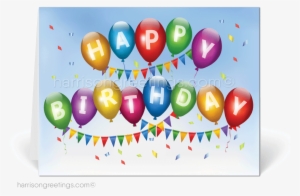 Happy Birthday Cards For Business - Balloon #2601645