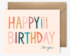 Happy Birthday Type Card #2601898