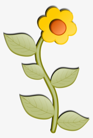 Flower Free Vector - Cartoon Flower No Background #2602264