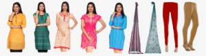 Lollipop 5 Readymade Cotton Kurtis With Assorted 2 - Dupatta #2602785