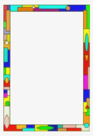 Stained Glass Border - Grandparents Clipart Borders - Free Transparent ...