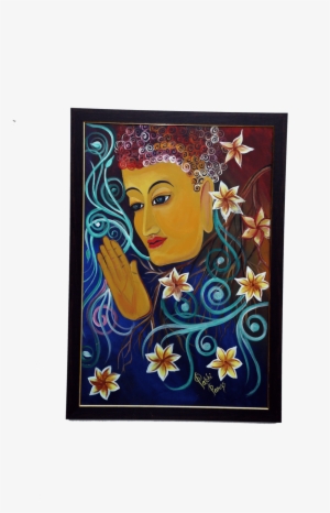 Buy Hand Made Painting Lord Budha Online - Painting #2603497