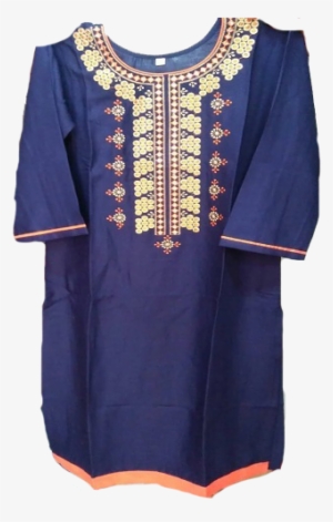 Beautiful Embroidered Cotton Kurti - Kurti Top #2603547