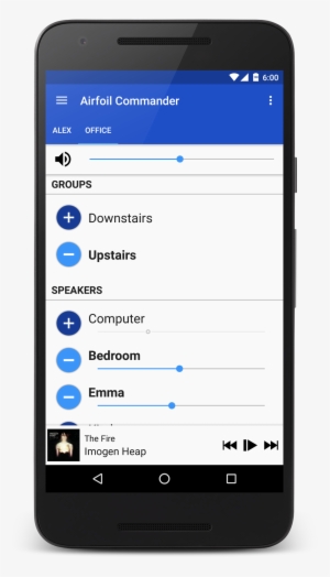 The Airfoil Commander App On Your Android Device Can - Granular Immersive Mode App #2604170