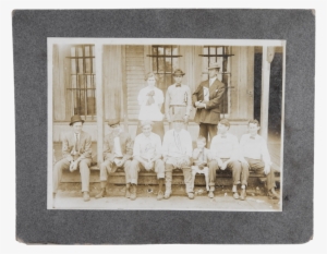 Vintage Image Of People Outside A Business #2604475