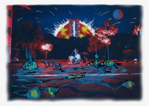 In This Panel, We Have The Main Character Seen Sitting - Painting #2605371