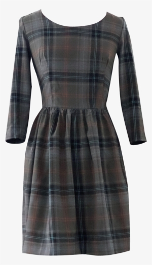 Green Plaid Dress #2605435