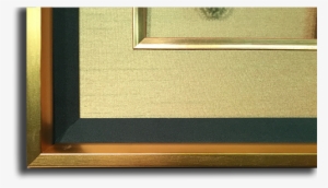 Frame By A 1" Deep Dark Green Velvet Liner - Window #2605823