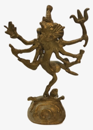 This Is An Old Murti Shiva Nataraja Cast From Brass - Bronze Sculpture #2606339