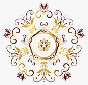 Clipart Flourishy Floral Design - Floral Design Png #2606343