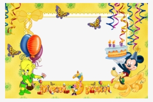 Download Happy Birthday Photo Frames For Kids Clipart - Happy Birthday Frames Png #2606475