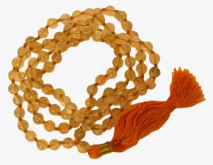 Citrine Knotted Mala - Bead #2606707