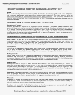 Wedding Reception Payment Schedule Main Image - Document #2606891