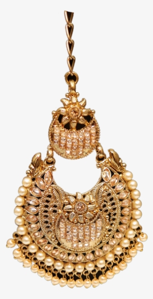 Polki Earrings Online Shopping - Maang Tikka Transparant Png #2607297