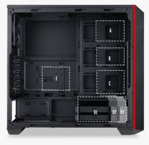 Tray Cut-outs Also Allow For The Easy Mounting And - Cooler Master Masterbox 5 Mid-tower Atx Case #2607513