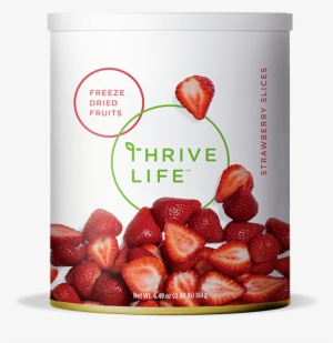 Strawberry Slices - Freeze Dried - Thrive Life: Freeze-dried Sweet Corn - Pantry Can Size #2607624