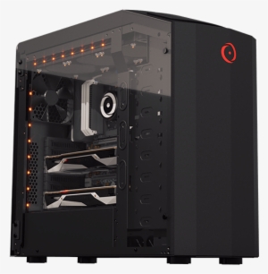 With The Frostbyte Cooling System And Quiet Case Fans, - Computer Case #2607764