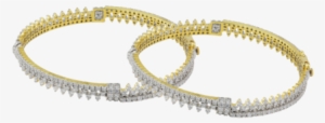 Fancy Cvd Diamond Bangles - Bracelet #2607817