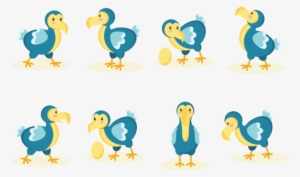 Dodo Cartoon Vector - Cartoon #2608166
