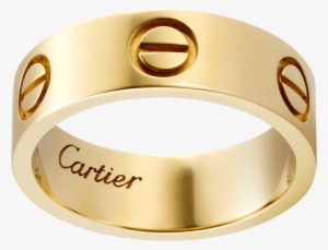 Cartier Yellow Gold Love Ring - Cartier Love Ring #2608285