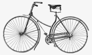 Clipart Old Bicycle Image Png - John Kemp Starley Safety Bicycle #2609300