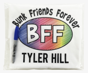 Bunk Friends Forever Camp Signing Shirt In Bag1 1024×1024 - Throw Pillow #2609768