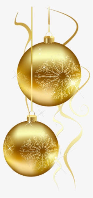 Boules De Noel Dorées #2610705