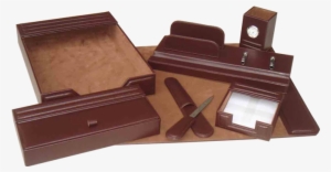 Luxury Desk Set 91a-dsg7, 7pcs - Plywood #2610935