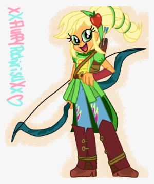 Applejack, Archery, Arrow, Artist - Bow And Arrow #2613241
