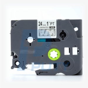 10 Packs Tze 155 24mm White On Clear Tz 155 Compatible #2613264