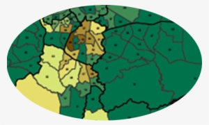 Map Section Showing Micro-credit Intensity, Vital For - Addis Ababa Poverty Map #2613621