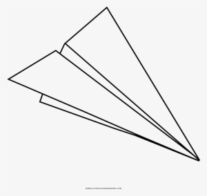 Aeroplano Di Carta Disegni Da Colorare - White Paper Plane Png - Free ...