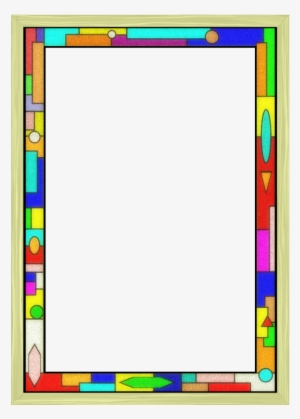 Medium Image - Stained Glass Border Clipart #2614044