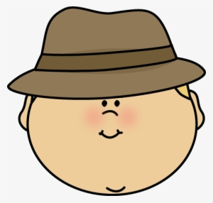 Mystery Clipart Child - Hat On Head Clipart #2614533