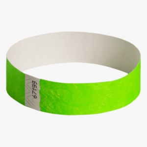 100 Neon Green Tyvek Wristbands - Tyvek Wristbands 100 Pack #2615101