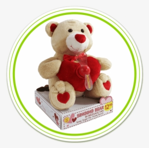 Valentines Bear Led Sound And Light Plush Sound & Light - Teddy Bear #2615932