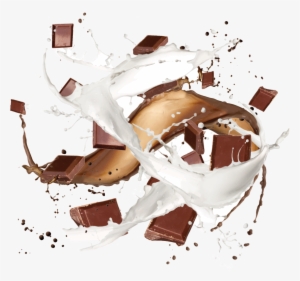 Splash Chocolate And Milk Png #2616616
