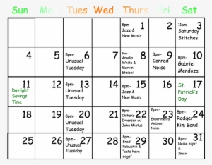 March 2018 Calendar - Calendar #2616644