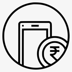 Mobile Money Currency Coin Indian Rupee Payment Comments - Rupee In Mobile Png #2617033