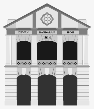 City Hall Png Clipart Ipoh City Hall Building Clip - City Hall Building Png #2617572