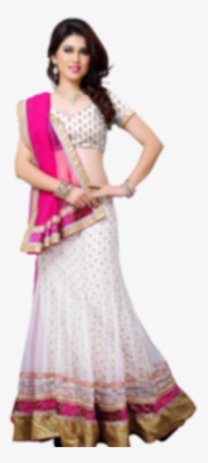 Lehenga - White Colour Net Lehenga #2617857