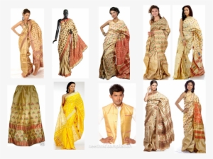 B) Assam Silk (pat - Mekhela Chadar & Saree) - Assamese Traditional Dresses #2617919