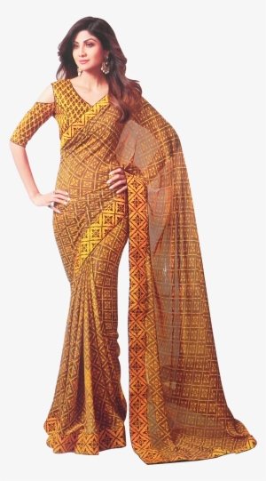 Shilpa Shetty Saree Green #2617957