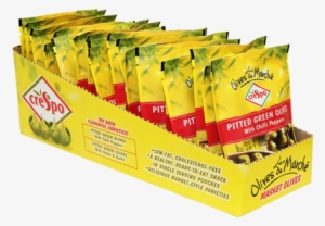 Chilli Pepper Pitted Green Olives - Transmed Foods, Inc. #2618084