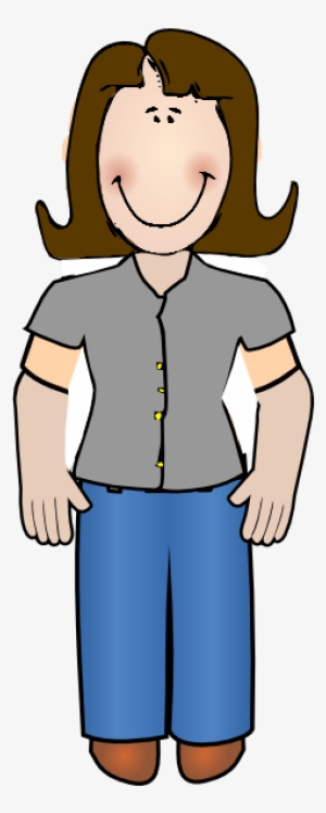 Lady Standing Clip Art At Clker - Clip Art Lady #2618255