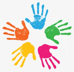 To Support Parents In This Responsibility, Our Catholic - Handabdruck Bunt #2618421