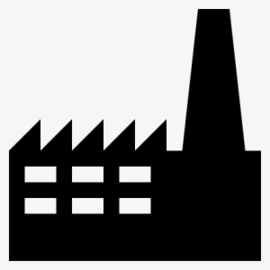 Factory Building Vector - Factory Icon Vector Png #2618610