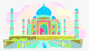 Clip Free Taj Mahal Mausoleum Agra Image Illustration - Taj Mahal #2618704
